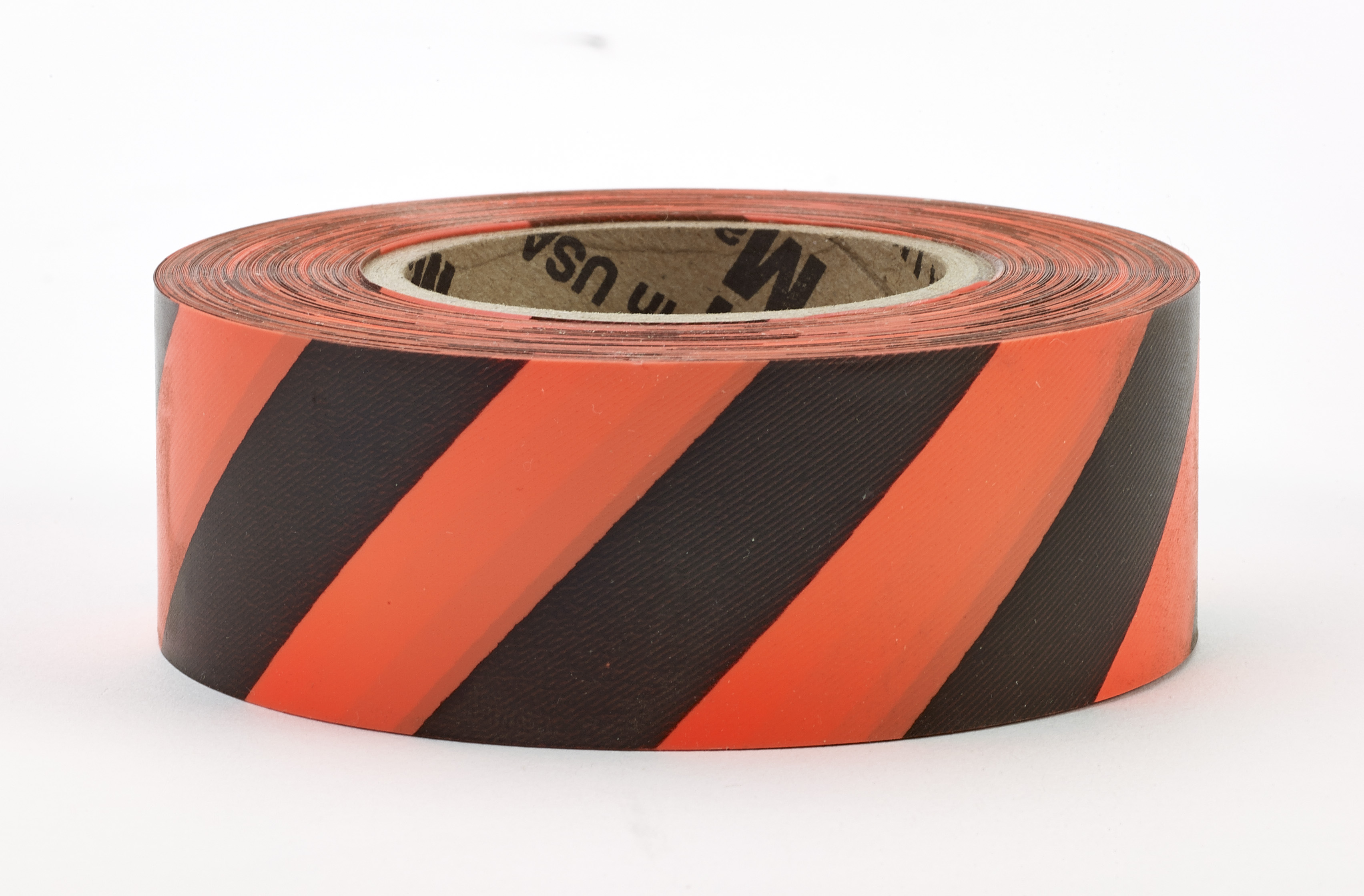 Flagging Tape Ultra Standard, 13/16" x 100 YDS,Glow Orange and Black