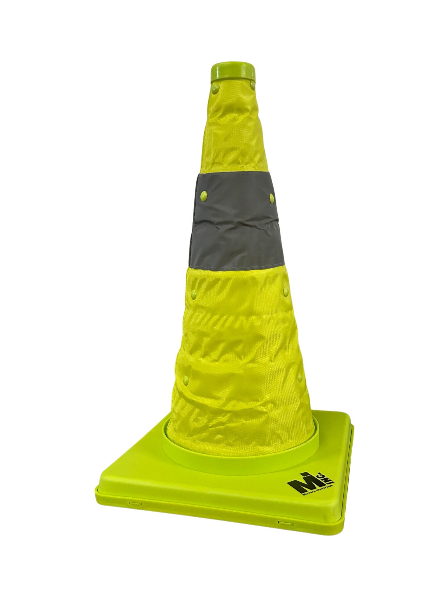 17712-4-18, 18 Deluxe Lime Collapsible Traffic Cones - 4Pk, Flagging Direct