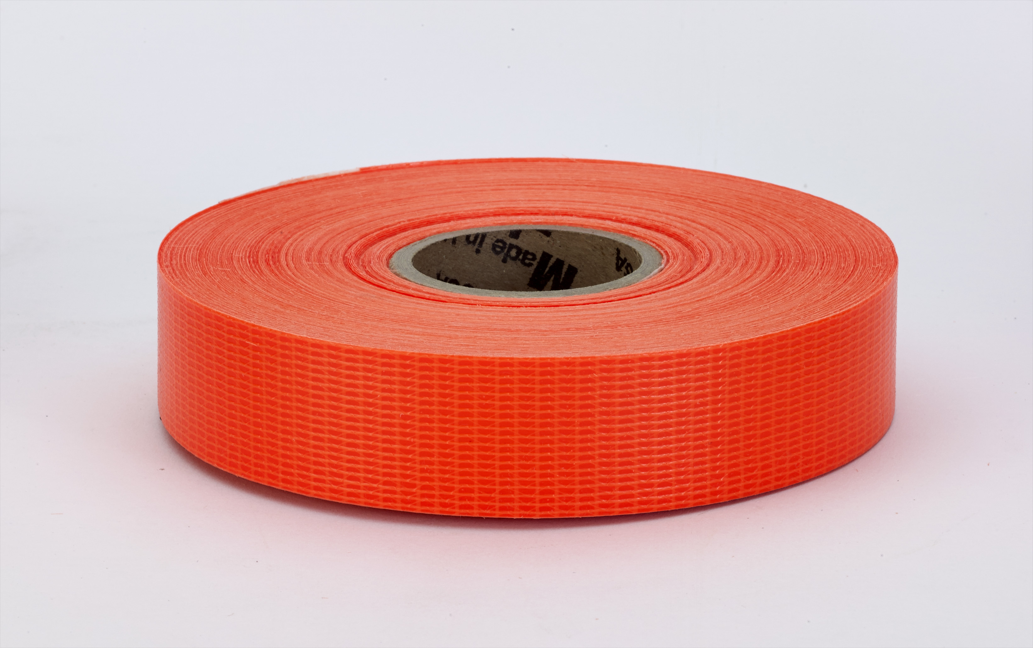 Vinyl Coated Nylon Reinforced Fluorescent Barricade Tape, 1" x 50 yd