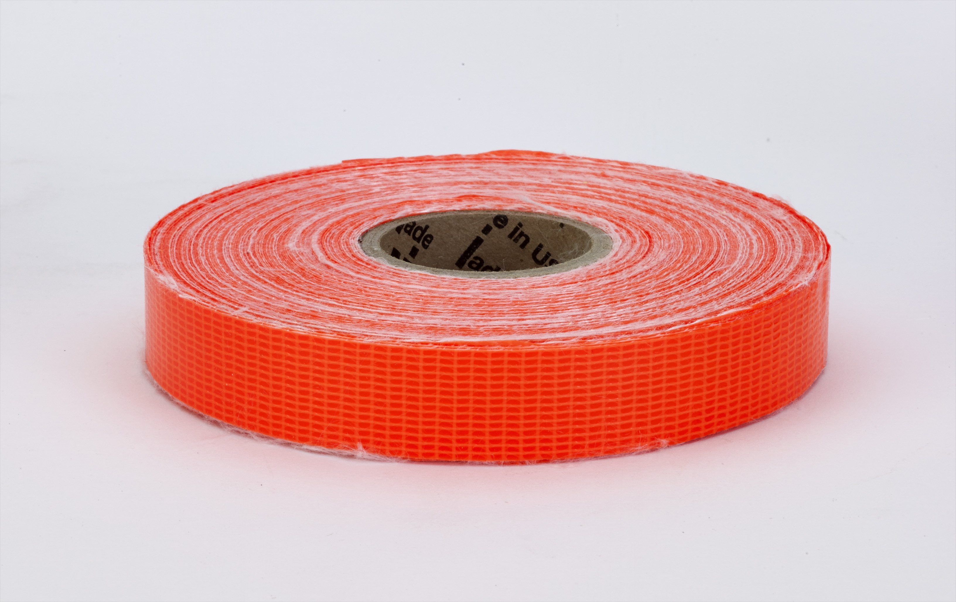 Vinyl Coated Nylon Reinforced Fluorescent Barricade Tape, 3/4" x 50 yd