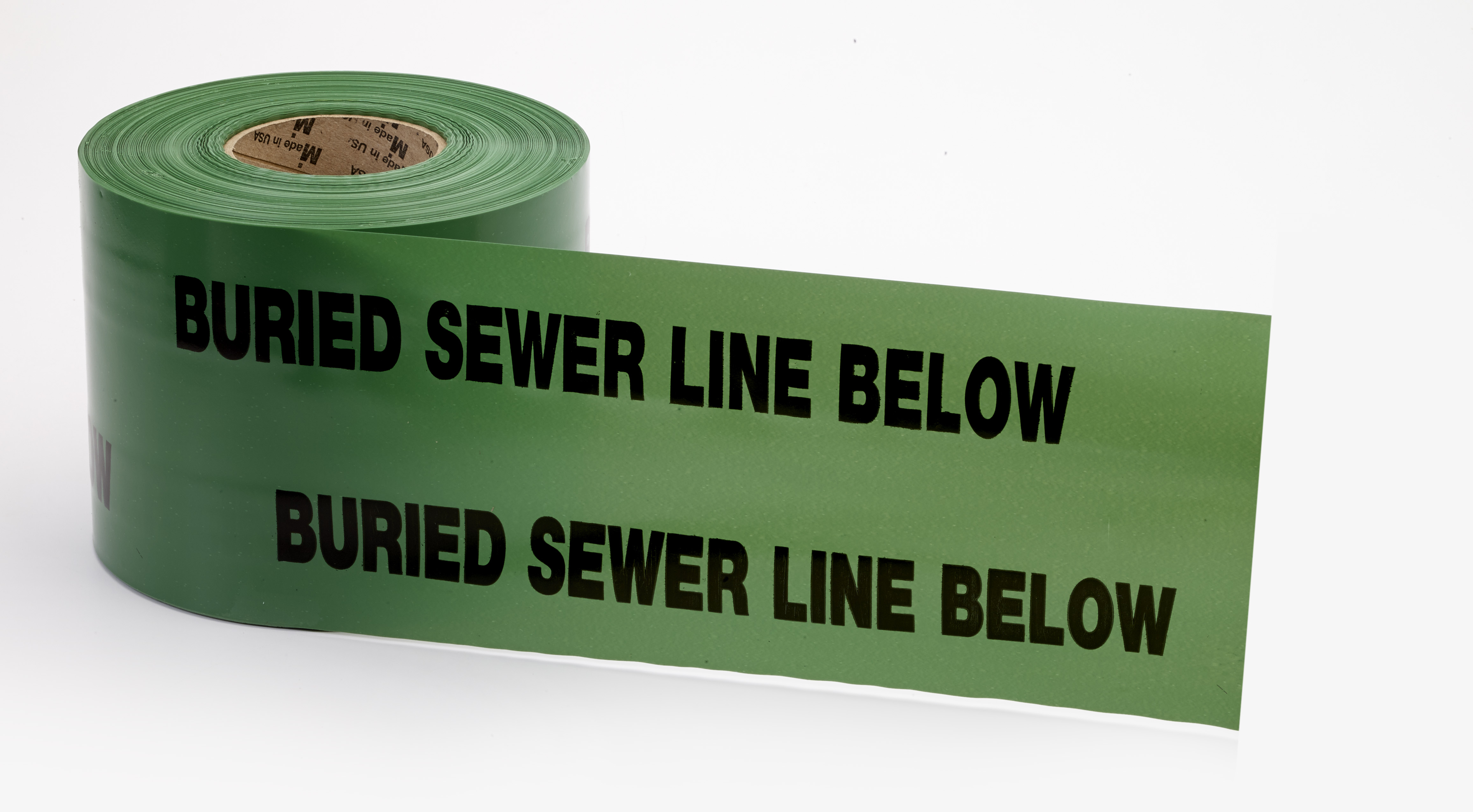Polyethylene Non Detectable Underground Sewer Line Marking Tape, 4.5