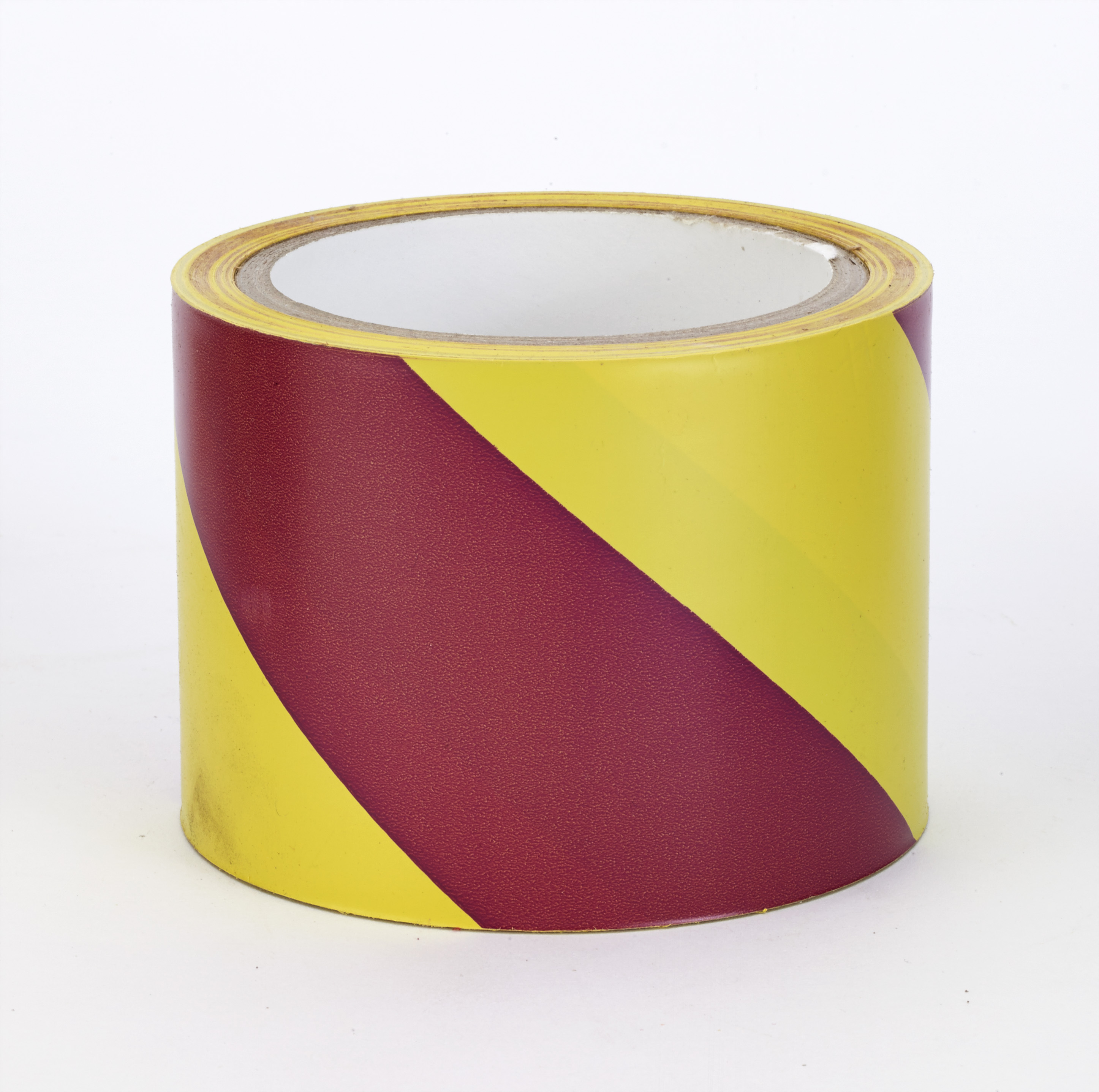 Polypropylene Laminated "Super Tuff" Hazard Stripe Tape, 4" x 18 yd