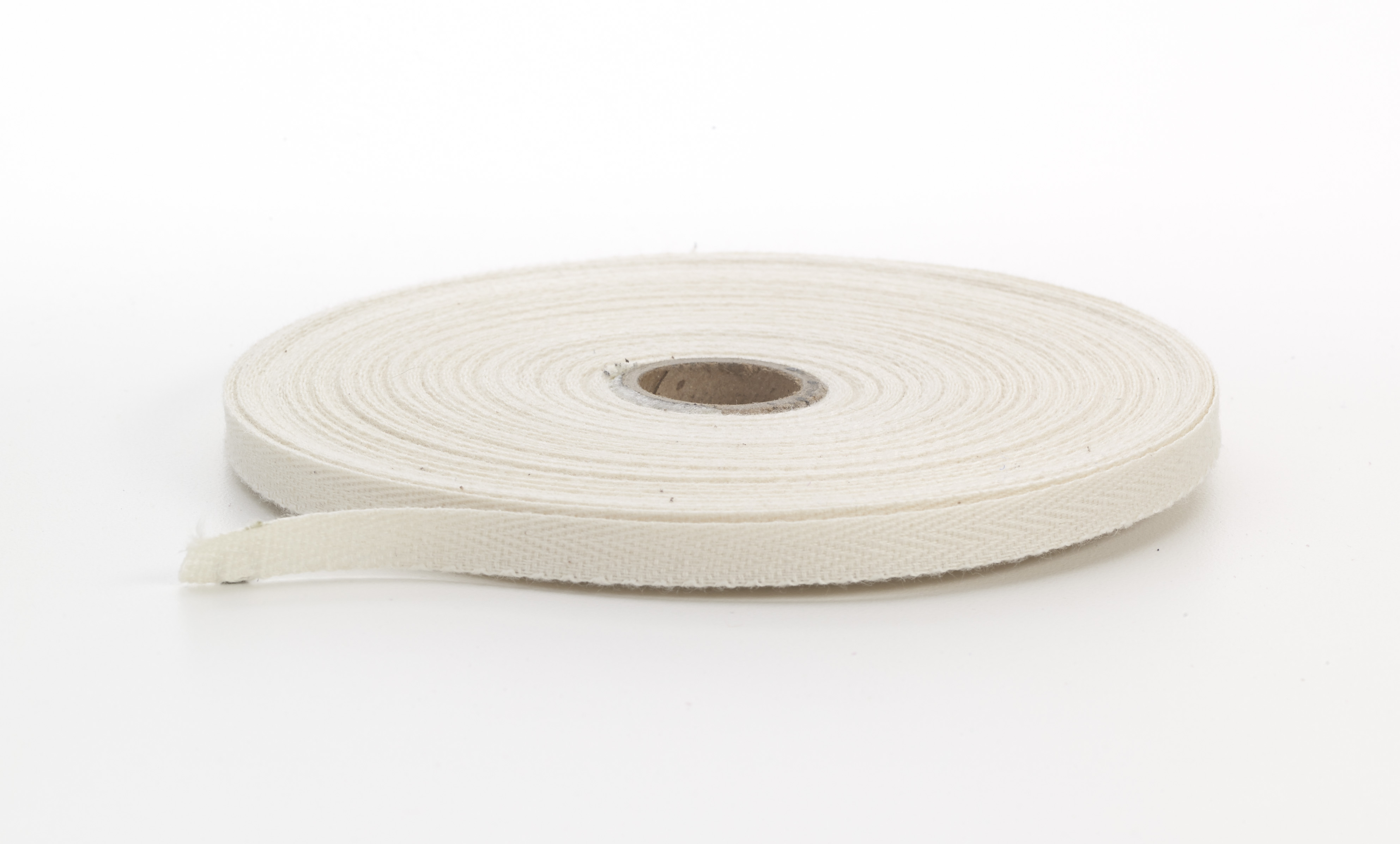 Twill tape, .25" Wide, 36 yds, Natural