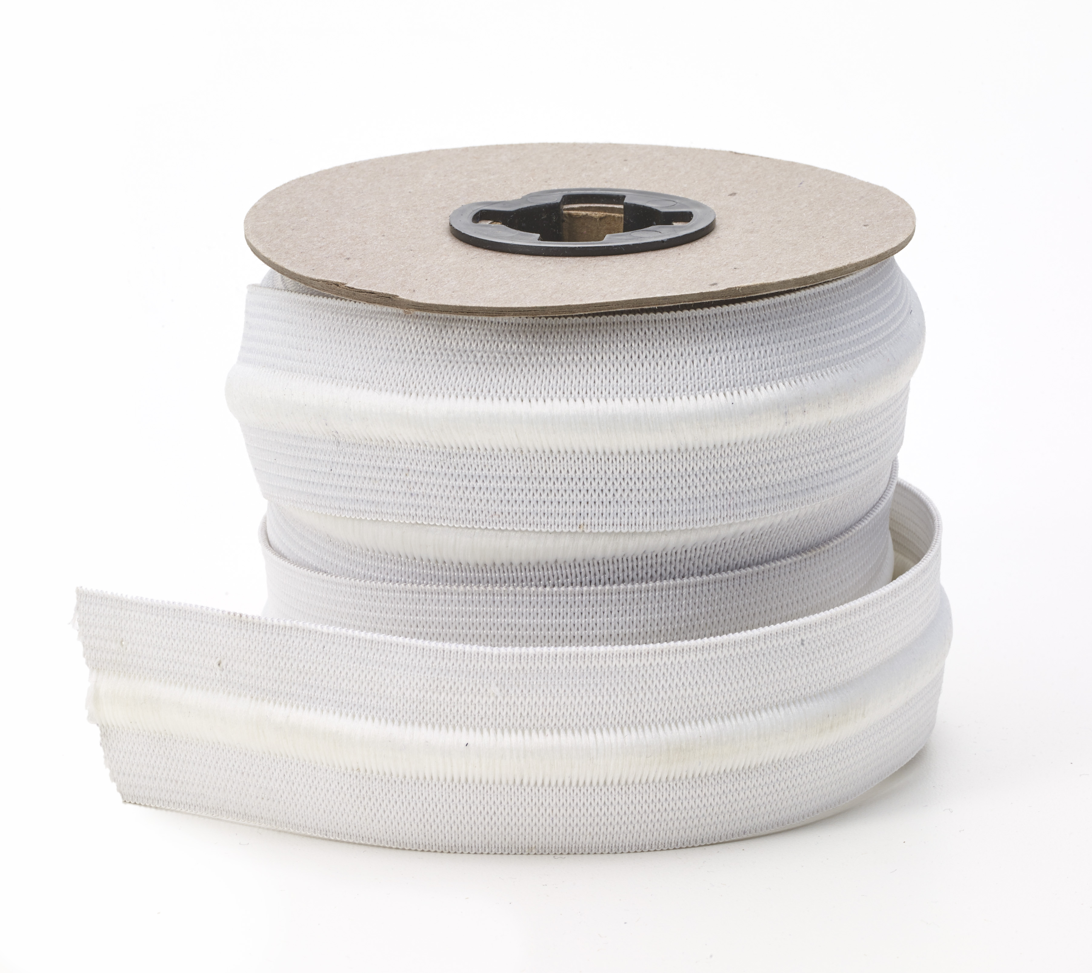 Draw cord elastic, White 11/4" 10 yards