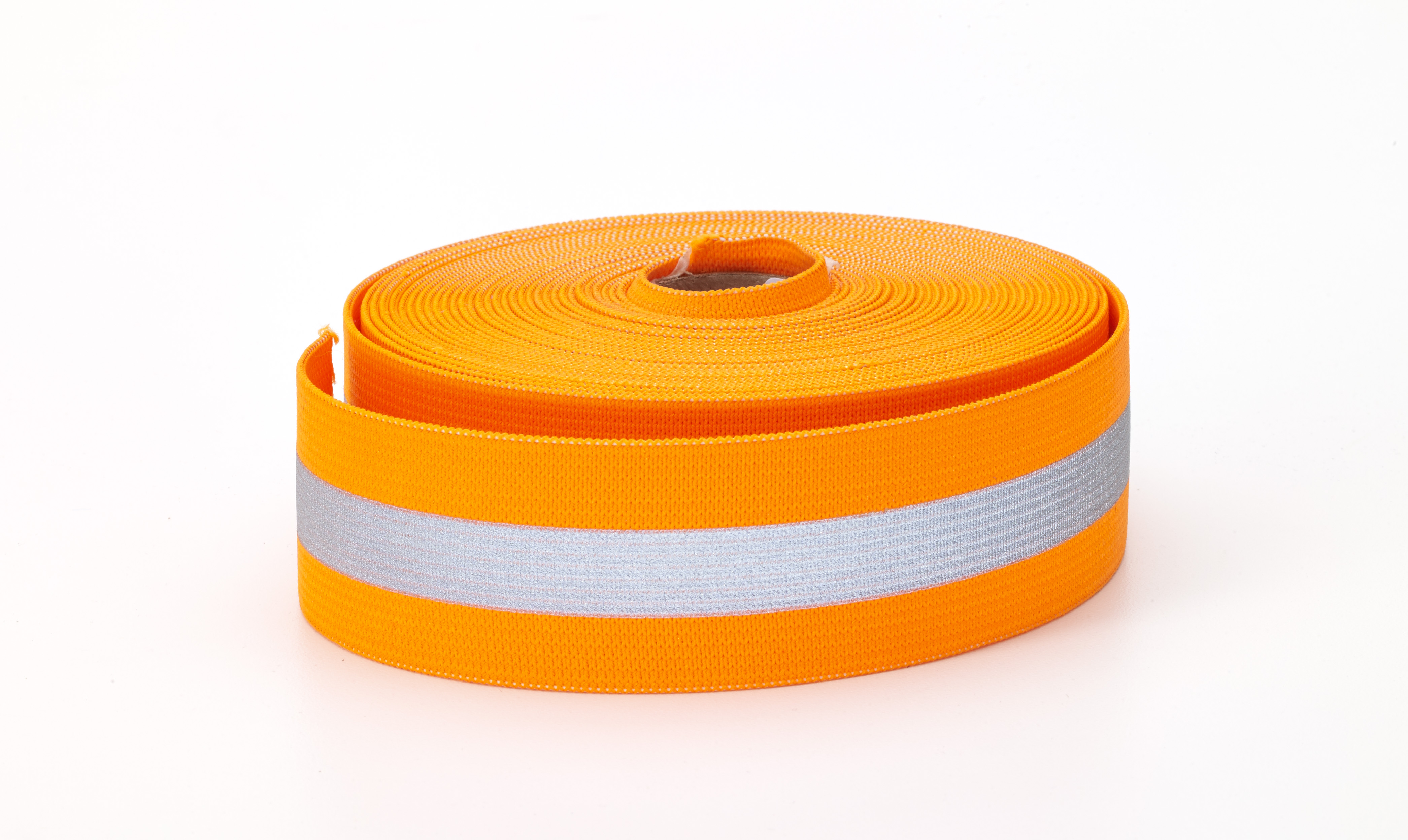 Reflective Elastic, 1.5" Wide, 10 yds, Orange