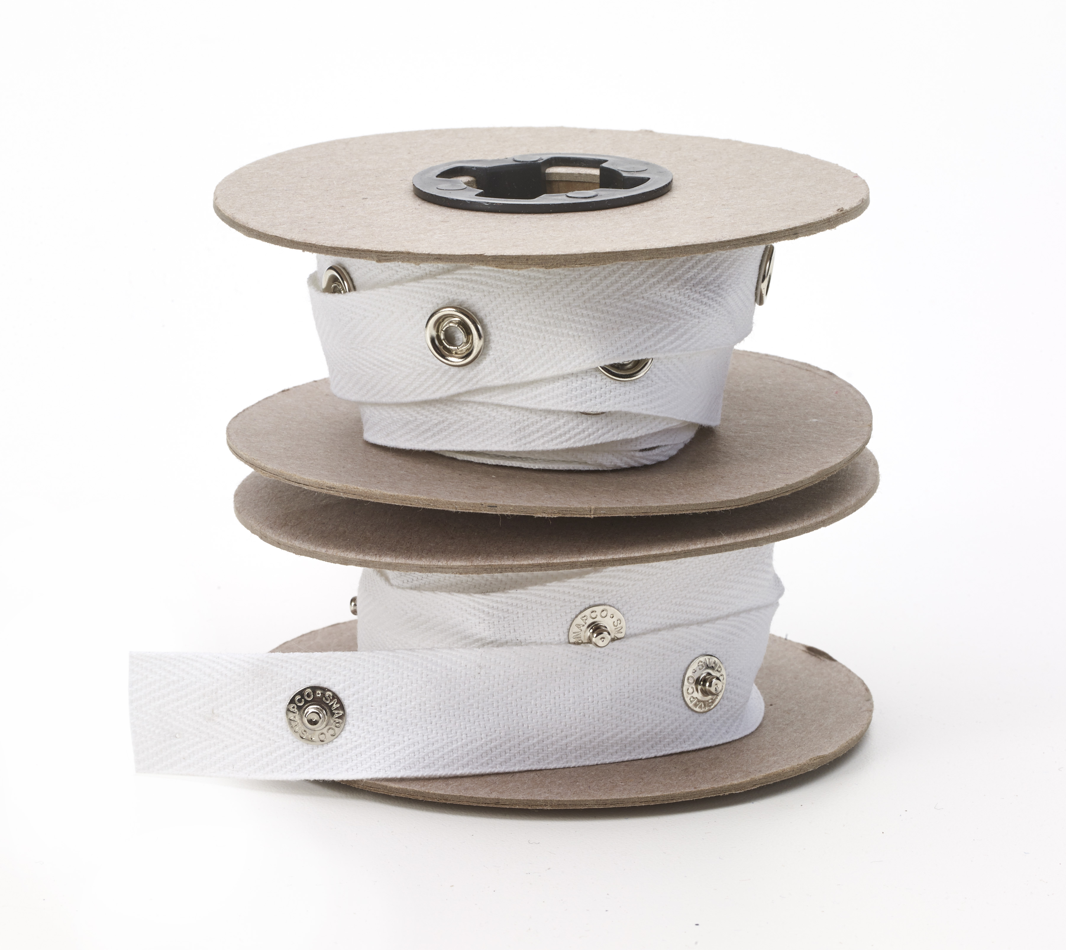 Snap tape, White 3/4" 5 yards