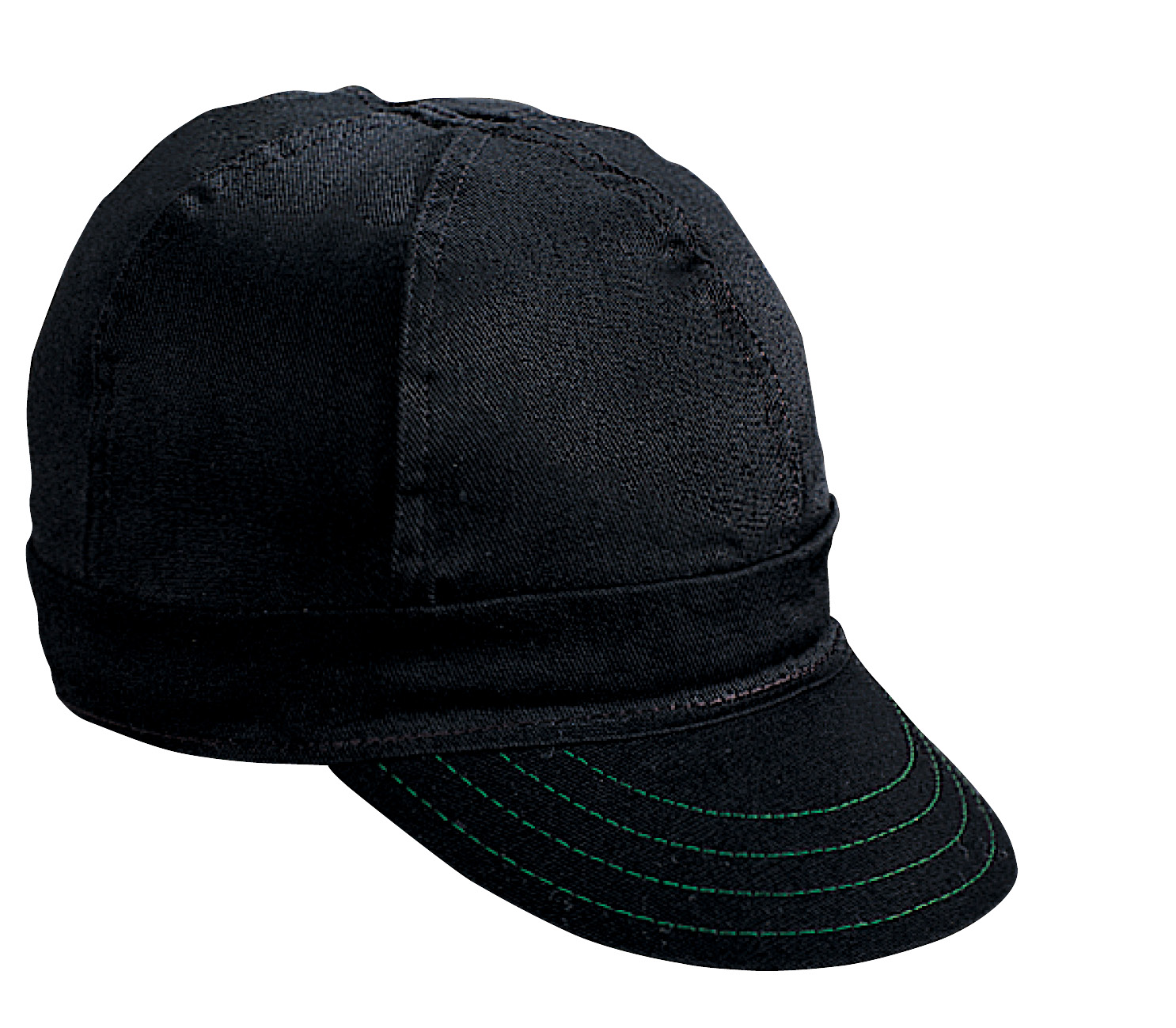 Kromer Black Welder Cap, Cotton, Length 5", Width 6"