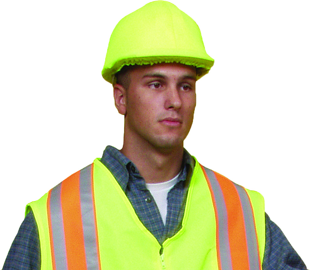 ANSI High Visibility Hard Hat Cover, Lime M50110
