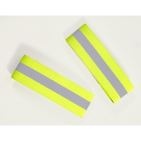 14509-0-3, Reflective Elastic Wristband with Velcro Closure, 10 in. Length x 1-1/2 in. Width, Lime, Mega Safety Mart