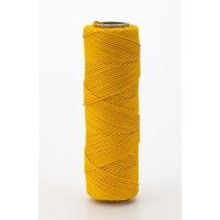 Nylon Mason Twine, 1/4 lb. Braided, 18 x 250 ft., Glo Yellow (Pack of 6)