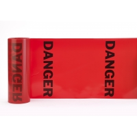 14667-1-16, Tear-Off Danger Flags, Printed with DANGER, 16 in X 16 in X 300 ft, Mega Safety Mart