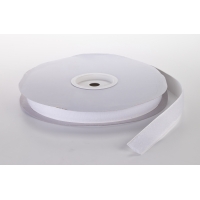 Pressure Sensitive Loop Fastening Tape Roll, 25 yds Length x 1' Width, White