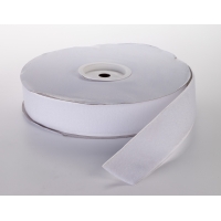 Pressure Sensitive Loop Fastening Tape Roll, 25 yds Length x 1-1/2' Width, White