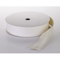 Pressure Sensitive Loop Fastening Tape Roll, 25 yds Length x 2' Width, White