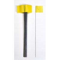 15901-41-30, Wire Marking Flags, 2.5x 3.5x 30, Yellow (Pack of 1000), Mega Safety Mart