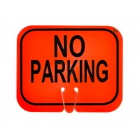 Cone Sign, No Parking