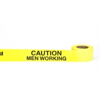 17771-45-3000, Repulpable Tape, Caution Men Working Overhead, 3 x 45 YDS (Pack of 20), Mega Safety Mart