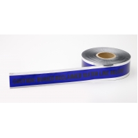 Polyethylene Underground Reclaimed Water Detectable Marking Tape, 1000' Length x 3' Width, Blue