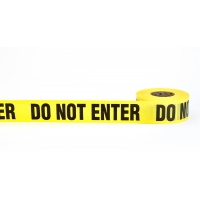 17779-10-0300, Barricade Tape, Do No Enter, 3 mil, 3 x 300', Yellow (Pack of 16), Mega Safety Mart