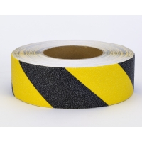 High Quality Non-Skid Hazard Stripe Abrasive Tape, 60' Length x 2' Width, Yellow/Black