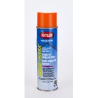 Waterbased Inverted Spray Paint Flo Orange 3700, 20 oz, 12 PK