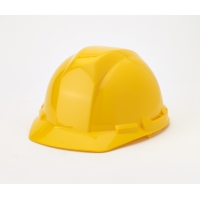 50200-41, Polyethylene 4-Point Ratchet Suspension Hard Hat, Yellow, Mega Safety Mart