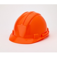 50215-145, Hard Hat, 6-Point Ratchet Suspension, Hivis Orange, Mega Safety Mart