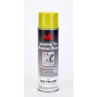 676-141, Inverted Tip Spray Paint, #676 Hivis Yellow, 20 Oz.12/cs, Mega Safety Mart
