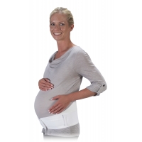 M125-1, 8 in Woven Maternity Support -White, Mega Safety Mart