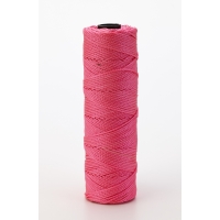 Nylon Mason Twine, 1/4 lb. Twisted, 18 x 275 ft., Glo Pink (Pack of 6)