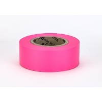 Flagging Tape Ultra Glo, 1-3/16' x 50 YDS, Pink (Pack of 12)