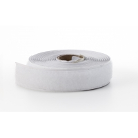 Adhesive hook tape, 1 in, 3 yds, White