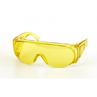 M50027, Wrap-Around Glasses, Amber (Pack of 12), Mega Safety Mart