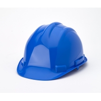 Hard Hat, 6-Point Ratchet Suspension, Blue