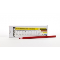 Peel-Off Multi-Purpose China Marker Pencils, Red (Pack of 12)