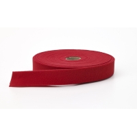 M9810-486-25, Quilt binding, brushed, 2 in fold in half, finish 1 in, 25 yds, Cherry, Mega Safety Mart