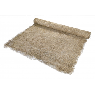 17684-112, Straw/Coconut Fiber Blanket, 112-1/2' Length X 8' Width, Mutual Industries