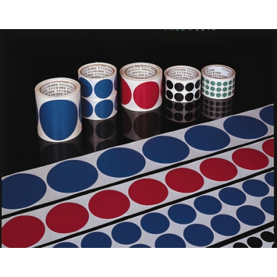 17782-750, 3/4 X 1000/RL DIE CUT CIRCLES, Mutual Industries