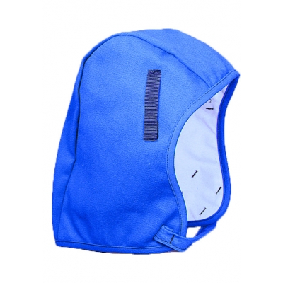 63700-100, FS-2 Durable Flame Retardant Winter Long Nape Liner with 100% Cotton Flannel Lining and 3 Loop Straps, FR7A, Mutual Industries