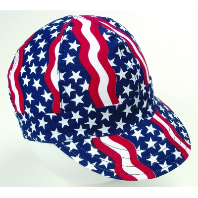 M00350-00000-7125, Kromer Americana Style Welder Cap 7 1/ 8, Cotton, Length 5, Width 6, Mutual Industries