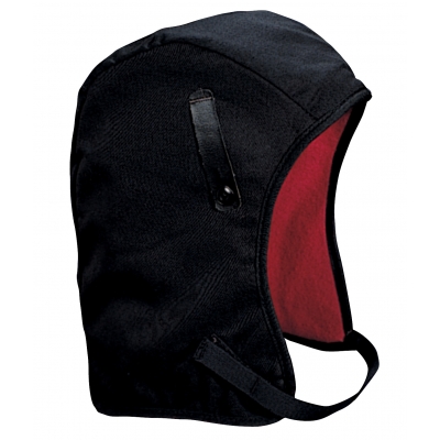 M14250, WL4-250 Kromer High Quality Hard Hat Winter Liner with Twill Long Nape, Black, Mutual Industries
