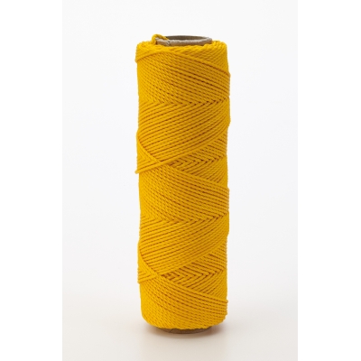 M14661-41-275, Nylon Mason Twine, 1/4 lb. Twisted, 18 x 275 ft., Yellow (Pack of 6), Mutual Industries