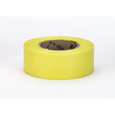M16001-138-1875, Flagging Tape Ultra Glo, Chartruece (Pack of 12), Mutual Industries