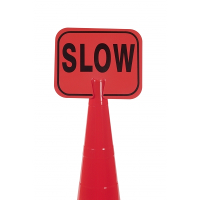 M17729-0-1, Cone Sign, Slow, Mutual Industries