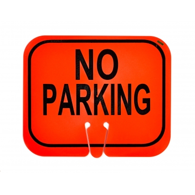 M17729-0-3, Cone Sign, No Parking, Mutual Industries