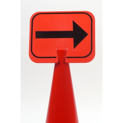 M17729-0-5, Cone Sign, Right Arrow, Mutual Industries