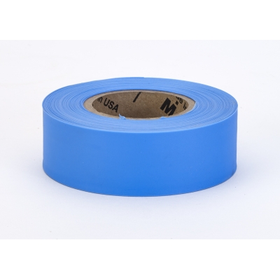 M17777-125-1875, PVC TUNDRA Flagging Tape, 5 mil, 1-3/16 x 50 yd., Glo Blue (Pack of 12), Mutual Industries