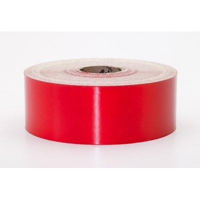 M17786-7910-2000, Pressure Sensitive Engineering Grade Retro Reflective Adhesive Tape, 2 x 10 yd., Red, Mutual Industries