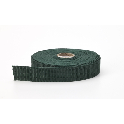 M2020-526A-2-10, Polypropylene webbing, 2 in Wide, 10 yds, Dark green, Mutual Industries