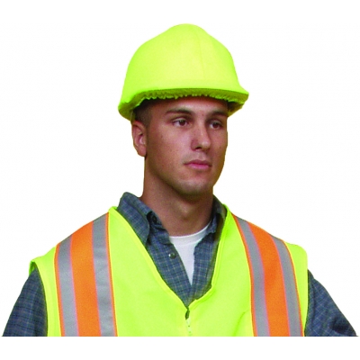 M50110, ANSI High Visibility Hard Hat Cover, Lime, Mutual Industries